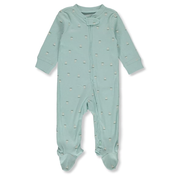 Carter's Baby Boys' Sail Footed Coveralls Color: green Size: 9 months