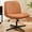 Brown, variant on MAYEERTY Wide Desk Chair ,No Wheels Cross Legged Office Chair Armless Office Chair,Gray