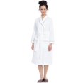 thumbnail image 1 of Short Women's Short Terry Robe- White - Large, 1 of 2