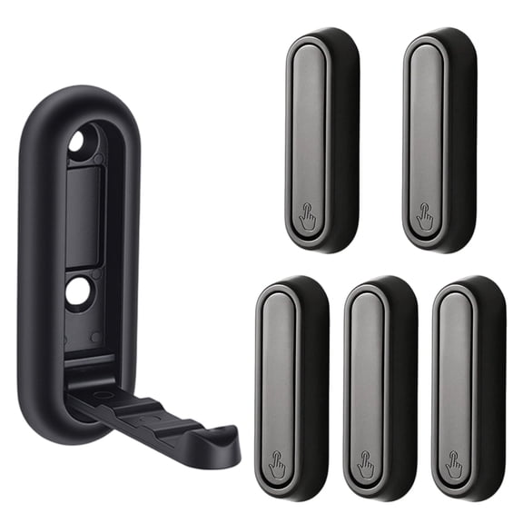 Pack of 6 Foldable Alloy Metal Wall Hook for Door Back Space Saving Concealed Coat Hook Organizers