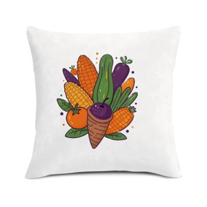LNFAUEAPRINT Cornucopia - Thanksgiving Throw Pillow Covers 18x18 Set of 2