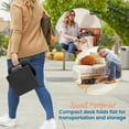 thumbnail image 5 of ECR4Kids The Surf Folding Portable Activity Lap Desk, Adjustable, Flexible Seating, Black, 5 of 9