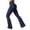 30# Navy, variant on Flare Leggings with Pockets for Women Scrunch Workout Leggings Butt Lifting Gym Yoga Pants,Navy 2XL