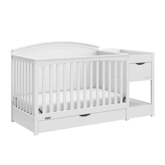 Lit de bébé convertible 5 en 1 avec tiroir et table à langer Bellwood de Graco
