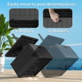 thumbnail image 5 of Outsunny Patio Umbrella Base with Table Tray, Heavy Duty Weighted Umbrella Stand with Wheels Handles, 176lbs with Stand Filling, Black, 5 of 9