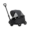 thumbnail image 4 of Cochecito para mascotas, carrito para perros y gatos, transpirable, de 4 ruedas, plegable, para gatitos, cachorros, conejos, compras y acampadas. negro, 4 of 8