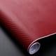 thumbnail image 3 of Rollo de fibra de carbono 3D para decoración de coche, 30 x 127 cm (rojo), 3 of 7
