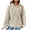 Beige, variant on XMMSWDLA Womens Hoodies Casual Long Sleeve Drawstring Waffle Pullover Tops Loose Hooded Sweatshirt with Pocket