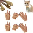 thumbnail image 1 of Set de 2 minimanos Zeline de Finger Puppets para perros y gatos, 1 of 7