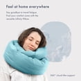thumbnail image 2 of Infinity Pillow - Travel Neck Versatile Soft 360 Support Scarf Machine Washable Home Flight Road Trips Airplane Sleeping (airy Blue), 2 of 6