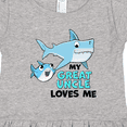 thumbnail image 4 of Inktastic My Great Uncle Loves Me with Cute Sharks Girls Toddler Dress, 4 of 5