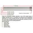 thumbnail image 7 of Consumables Kit for 17-18-26 Series TIG Torches with Standard Set-Up - Long Nozzle - Sizes: 1/16", 3/32" and 1/8" with Tungstens (Model: AK-3-STDL-T), 7 of 7