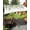 Green, variant on Blue Eucalyptus Leaves Sun Sail Shades Rectangle Canopy,Sunlight Block Heavy Duty Curved Backyard Shade Cover,Farmhouse Watercolor Floral Waterproof Sun Shades for Patios Garden Pergola 6.5'x10'