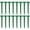 Green, variant on Eease 150 Plastic Garden Stakes 4.3" Rustproof Ground Stake Yard Gardening Grounding