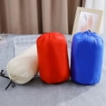 thumbnail image 5 of Bolsa de almacenamiento de ropa Oxford de tela impermeable y a prueba de polvo para chaqueta de plumón, bolsillo plegable con cordón, 5 of 5