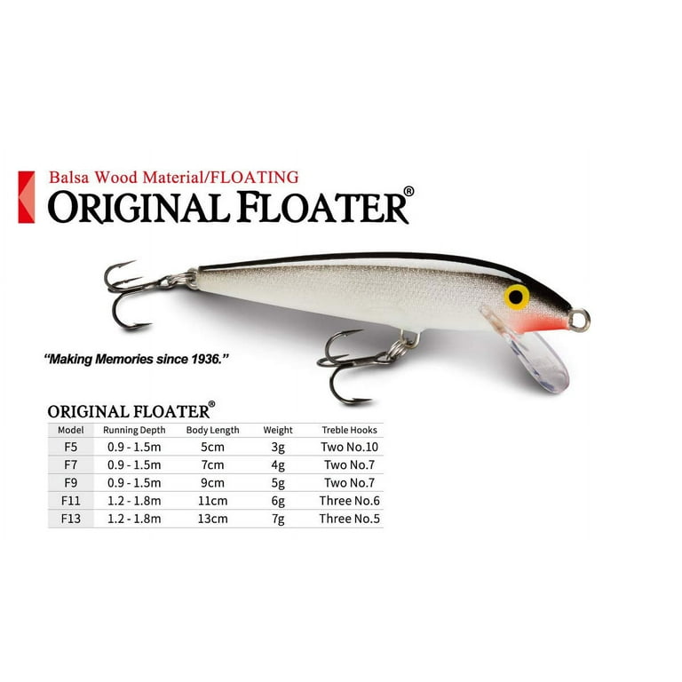 Rapala Original Floater - Silver