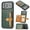 Green, variant on 2 in 1 Wallet Back Cover for iPhone 17 Pro PU Leather Magnetic Clasp Back Case Cover with Card Holder Pocket Slim Phone Cases for iPhone 17 Pro - Coffee