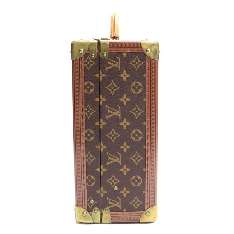 Authenticated used Louis Vuitton Cotoville 40 Monogram Trunk Hard Case Attache Bag Brown Gold Hardware Louis Vuitton, Women's, Size: (HxWxD): 32cm x