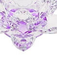 thumbnail image 3 of Cristal Pisapapeles Budismo Feng Shui Adornos Boda Púrpura Zulema Artesanías de flores de cristal de Lotus, 3 of 7
