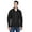 Black, variant on North End 88138 Men's Three Layer Fleece Bonded Shell Technical Jacket-Black-2XL
