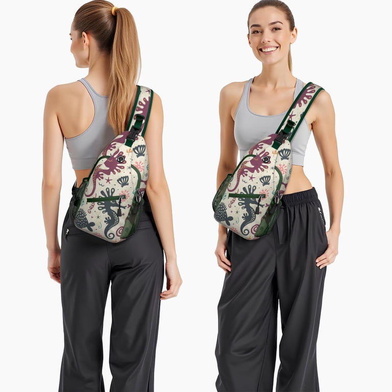 Polyester Sling Bag Anti-Theft Crossbody Backpack Lightweight Travel Daypack Amazon.com | JERSEY RIDGE Crossbody Sling Bag – Anti-Theft  main image 2