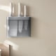 thumbnail image 1 of Organizador de cuchillos de pared, estante de cocina sin cuchillos, almacenamiento de cuchillos de cocina, montaje en pared, organizador de cocina, metal resistente, diseño de 2 niveles,, 1 of 6