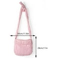 thumbnail image 2 of Women Satchel Bag Fashion Simple Puffy Shoulder Bag Daily Dating Bag (Yellow), 2 of 7