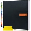 thumbnail image 5 of Popotop Large Photo Album Self Adhesive 4x6 5x7 8x10 Scrapbook Album DIY Picture Book,Gifts for Mom,Family Baby and Wedding,with Metal Pen and Plastic Board, 5 of 16