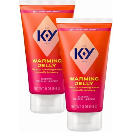 K-Y Warming Jelly Personal Lubricant, 5.0 oz (Pack of 2)