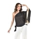 thumbnail image 1 of Blusa asimetrica de un hombro Roman Fashion /Juvenil, 32745 (Negro) negro EG, 1 of 6