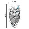 thumbnail image 3 of Kotbs 6 hojas de tatuaje temporal de brazo completo, impermeable, temporal extra grande, 3 of 5
