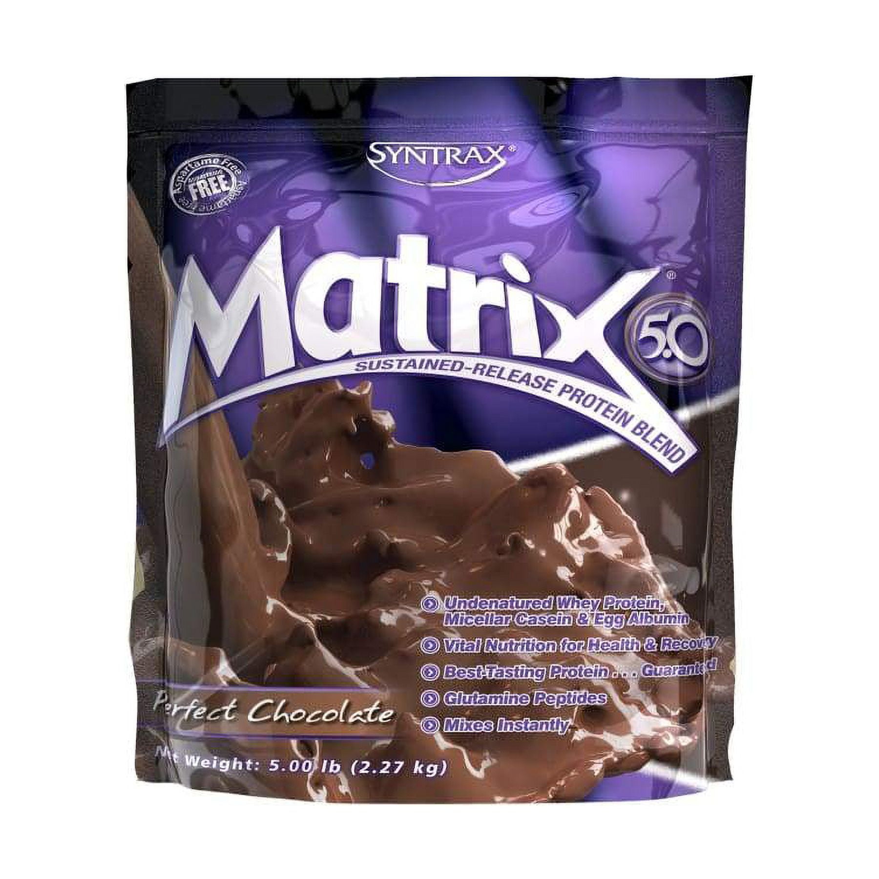 Syntrax Bundle, 2 Items Matrix Protein Powder 5.0 Sustained-Release Ca