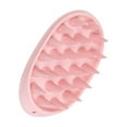 thumbnail image 2 of Cepillo de champú, ador para el cuero cabelludo, cerdas de silicona suaves húmedas y secas, cepillos de silicona para el cuero cabelludo, , rosa, 2 of 8