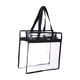 thumbnail image 4 of Bolsa de maquillaje transparente para deportes, playa, viajes de negocios y desplazamientos. Negro, 4 of 9