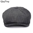 thumbnail image 2 of "Men's Plus Size Peaked Blindfold Flat Beret", 2 of 5