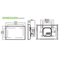 thumbnail image 4 of 3A 95~240V Water Heating Energy Saving Smart Thermostat with Touchscreen LCD Display Weekly Programmable Room Temperature Controller Home Improvement Product, 4 of 8