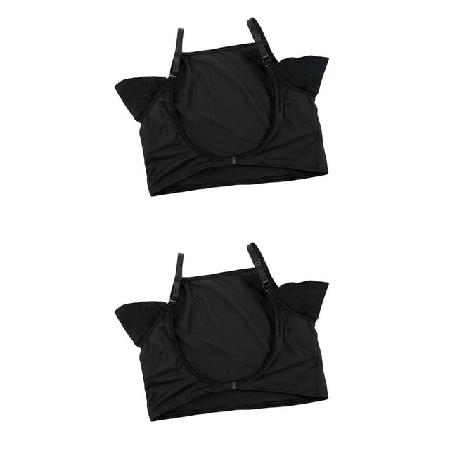 2x camiseta de mujer con forma de camiseta lavable en las axilas, almohadillas Yuyangstore sudor de las axilas