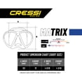 thumbnail image 4 of cressi matrix mask and dry snorkel combo (clear), 4 of 4
