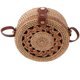 thumbnail image 1 of Woven Tote Bag For Women Handmade Rattan Bag Fashion Simple Style Light Brown 20X20X8Cm 1Set, 1 of 4