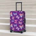 thumbnail image 4 of Salouo Bright Butterflies Pattern Travel Dust-proof Suitcase Cover, Softside Suitcase Protector Luggage Cover Protector for 18-32inch ,Not Included Suitcase, 4 of 8