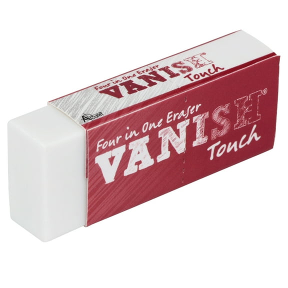 Acurit Vanish Touch Artist Eraser, Latex-Free - Soft, Flexible Pencil Erasers, Sketching Supplies W/ Protective Sleeve -  Graphite, Charcoal, Pastel Compatible