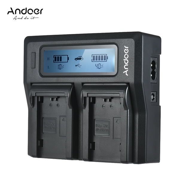 Andoer NP-FZ100 Double Canal LCD Batterie de Caméra pour Sony A7III A9 A7RIII A7SIII
