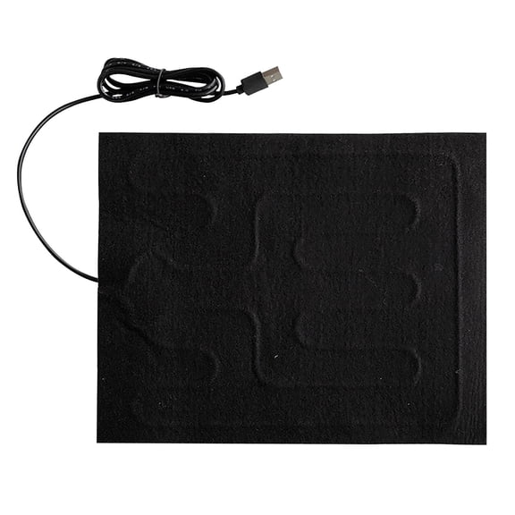 Barhoo Usb Pet Heating Pad Reptile Warming Mat Leather Climbing Pad Temperature Adjustable Small Animal Insulation Pad for Tortoise Lizard 1* Heating Element