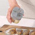 thumbnail image 1 of Household 4 In 1 Salt And Pepper Shakers Spice Organizer Container Plastic Container Canister Kitchen Spice Jar Kitchen Gadget, 1 of 2