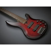 Yamaha TRBX605FM 5-String Electric Bass Guitar - Dark Red Burst