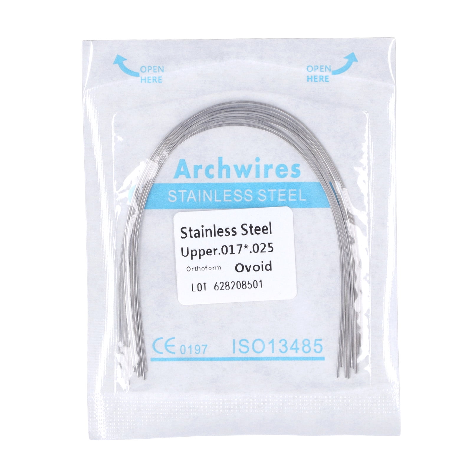 Arch Wire, Stainless Steel Orthodontic Arch Wire Safe Lower,Upper