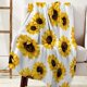 thumbnail image 2 of LHSHID Sunflower Blanket Flannel Sunflower Throw Blankets Sunflower Decor Sunflower Gifts for Women Suitable for Office Living Room Sofa Autumn Outing Blanket Sunflower Blanket Throw 50x60in, 2 of 6