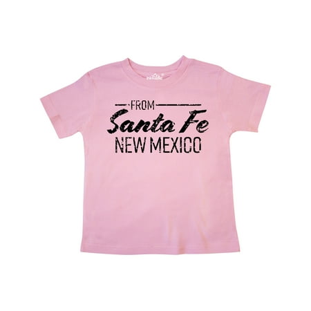 

Inktastic From Santa Fe New Mexico in Black Distressed Text Gift Toddler Boy or Toddler Girl T-Shirt