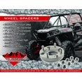 thumbnail image 2 of Entretoise de Roue Avant/arrière Robuste (1997-2022) Polaris/Bobcat Scrambler/Magnum/ATP/Predator/Ranger/Sportsman/Trail Blazer/Wackeye/Outlaw, Alliage d'Aluminium, Motif à Boulons: 4x156mm; Fil: 3/8-24; Épaisseur: 1.5”, 2 of 5