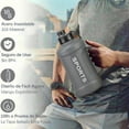 thumbnail image 2 of Termo 2 Litros,Botella de Agua 2 Litros,Termo de Acero Inoxidable,Mantiene las Bebidas Frías 48 Horas,para Gimnasio, Deportes y Oficina(Gris), 2 of 4